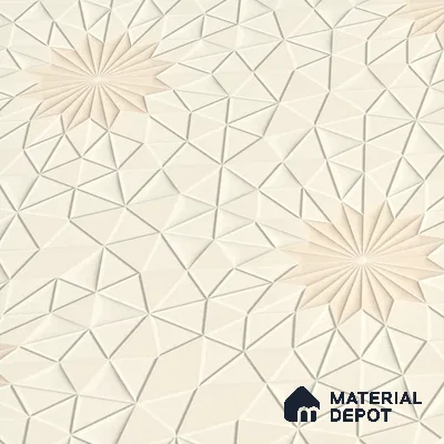 Highlighter Wall Tile TL 06488 Crystal Lattice 2 ft x 1 ft Ceramic Matte Finish - 8 mm | Suitable For Kitchen, Bathroom & Accent/Feature Wall