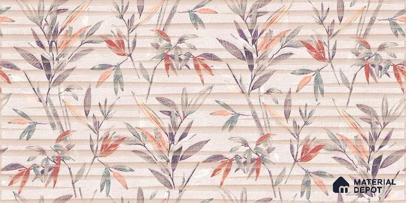Highlighter Wall Tile TL 06485   24 inch x 12 inch Ceramic Matte Finish - 8 mm | Suitable for Accent / Feature Walls, Living Room, Bedroom, Bathroom, Kitchen Wall & Backsplashes (Sample)