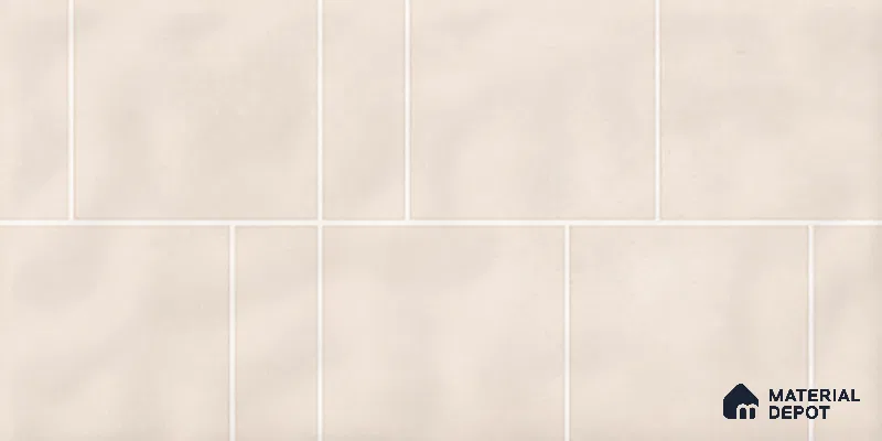 Plain Wall Tile TL 07164 Mood Off White 2 ft x 1 ft Ceramic Glossy Finish - 8 mm | Suitable For Kitchen & Bathroom