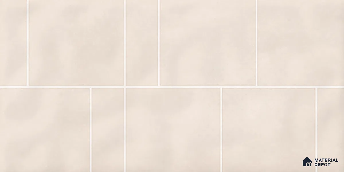 Plain Wall Tile TL 07164 Mood Off White 2 ft x 1 ft Ceramic Glossy Finish - 8 mm | Suitable For Kitchen & Bathroom