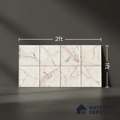 Highlighter Wall Tile TL 06536 NG Perlato HL 2 ft x 1 ft Ceramic Matte Finish - 8 mm | Suitable for Living Room, Kitchen & Bathroom (Sample)