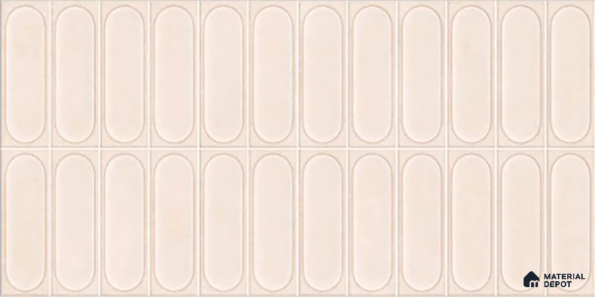 Highlighter Wall Tile TL 06541 Liya Beige HL 2 ft x 1 ft Ceramic Matte Finish - 8 mm | Suitable for Living Room, Kitchen & Bathroom (Sample)