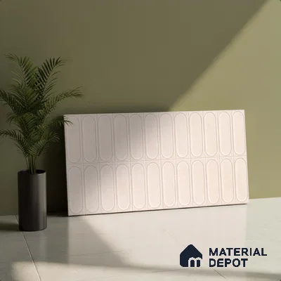 Highlighter Wall Tile TL 06541 Liya Beige HL 2 ft x 1 ft Ceramic Matte Finish - 8 mm | Suitable for Living Room, Kitchen & Bathroom (Sample)
