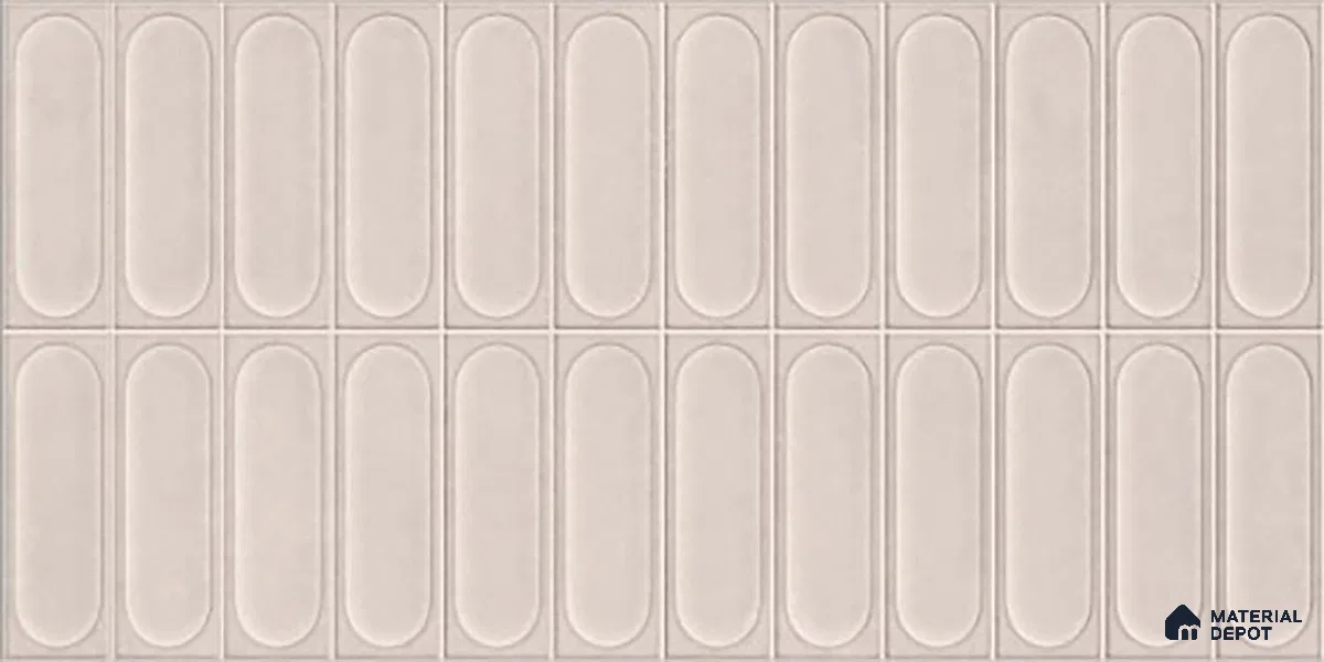 Highlighter Wall Tile TL 06541 C Liya Silver HL 2 ft x 1 ft Ceramic Matte Finish - 8 mm | Suitable for Living Room, Kitchen & Bathroom (Sample)
