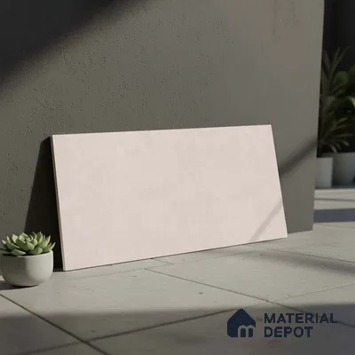 Plain Wall Tile TL 06541 D Liya Silver 2 ft x 1 ft Ceramic Matte Finish - 8 mm | Suitable for Living Room, Kitchen & Bathroom (Sample)