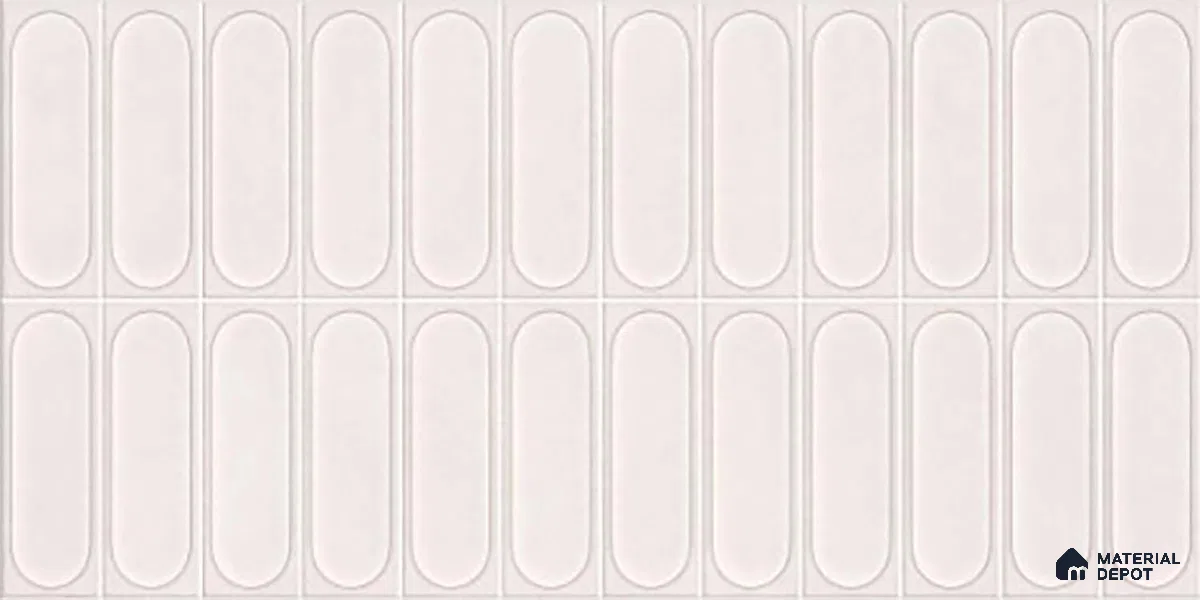Highlighter Wall Tile TL 06541 E Liya Blanco HL 2 ft x 1 ft Ceramic Matte Finish - 8 mm | Suitable for Living Room, Kitchen & Bathroom (Sample)