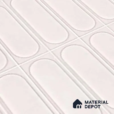 Highlighter Wall Tile TL 06541 E Liya Blanco HL 2 ft x 1 ft Ceramic Matte Finish - 8 mm | Suitable for Living Room, Kitchen & Bathroom (Sample)