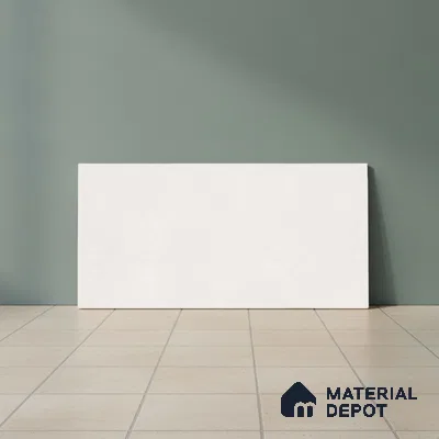 Plain Wall Tile TL 06541 F Liya Blanco 2 ft x 1 ft Ceramic Matte Finish - 8 mm | Suitable for Living Room, Kitchen & Bathroom
