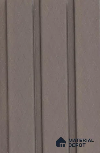 Taupe Gray Patterned Louver PN 02718 L 9.5 ft x 4.7 inch Charcoal Panel - 12 mm | Suitable for Feature Wall, TV Unit & Living Room | Width is Subjected to 5% Variation