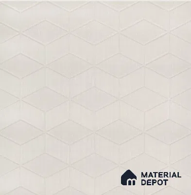Ivory White Patterned Decorative Wall Panel PN 02730 8 ft x 2 ft Charcoal Panel - 4 mm | Suitable for Feature Wall, TV Unit & Living Room | Width is Subjected to 5% Variation