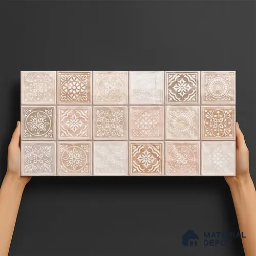 Highlighter Wall Tile TL 06561 B Sapeza Verde HL 2 ft x 1 ft Ceramic Glossy Finish - 8 mm | Suitable for Living Room, Kitchen & Bathroom
