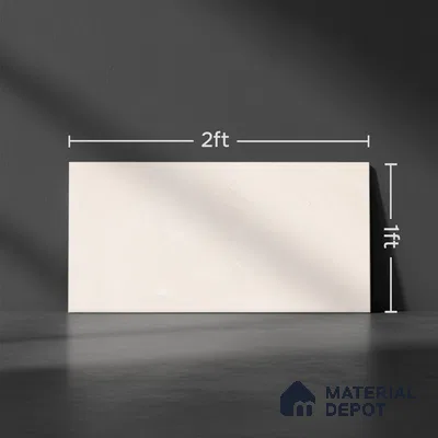 Marble Wall Tile TL 06561 Sapeza Verde LT 2 ft x 1 ft Ceramic Glossy Finish - 8 mm | Suitable for Living Room, Kitchen & Bathroom (Sample)