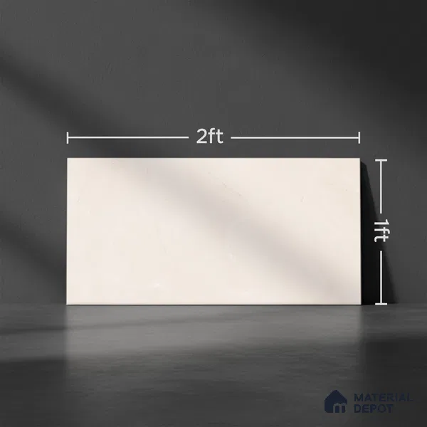Marble Wall Tile TL 06561 Sapeza Verde LT 2 ft x 1 ft Ceramic Glossy Finish - 8 mm | Suitable for Living Room, Kitchen & Bathroom (Sample)
