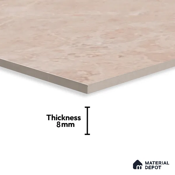 Marble Wall Tile TL 06561 C Sapeza Verde DK 2 ft x 1 ft Ceramic Glossy Finish - 8 mm | Suitable for Living Room, Kitchen & Bathroom (Sample)