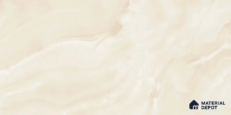 Marble Wall Tile TL 06467 Valentino Beige 2 ft x 1 ft Ceramic Glossy Finish - 8 mm | Suitable for Living Room, Kitchen & Bathroom