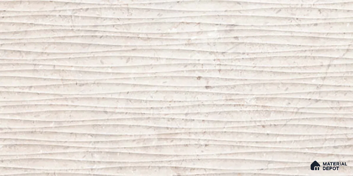 Stone Wall Tile TL 06470 B Costa White 2 ft x 1 ft Glossy Finish Ceramic Tile - 8 mm | Suitable For Kitchen & Bathroom