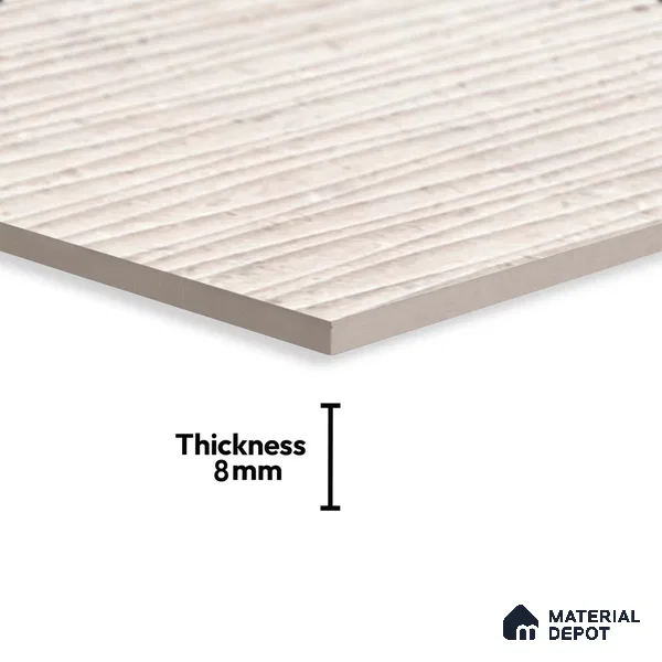 Stone Wall Tile TL 06470 B Costa White 2 ft x 1 ft Glossy Finish Ceramic Tile - 8 mm | Suitable For Kitchen & Bathroom