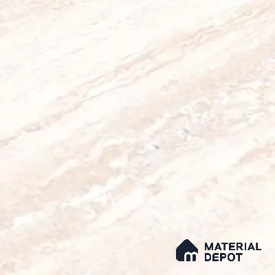 Marble Wall Tile TL 06549 Royal Travertine Beige 2 ft x 1 ft Ceramic Matte Finish - 8 mm | Suitable for Living Room, Kitchen & Bathroom (Sample)