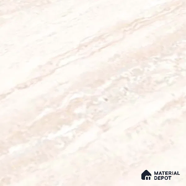 Marble Wall Tile TL 06549 Royal Travertine Beige 2 ft x 1 ft Ceramic Matte Finish - 8 mm | Suitable for Living Room, Kitchen & Bathroom (Sample)