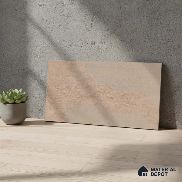 Marble Wall Tile TL 06479 B S Vista Brown 2 ft x 1 ft Ceramic Matte Finish - 8 mm | Suitable for Living Room, Kitchen & Bathroom (Sample)