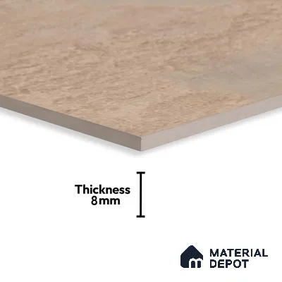Marble Wall Tile TL 06479 B S Vista Brown 2 ft x 1 ft Ceramic Matte Finish - 8 mm | Suitable for Living Room, Kitchen & Bathroom (Sample)