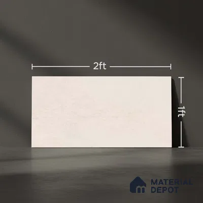 Marble Wall Tile TL 06479 S Vista Crema 2 ft x 1 ft Ceramic Matte Finish - 8 mm | Suitable for Living Room, Kitchen & Bathroom (Sample)