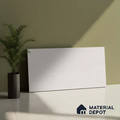 Marble Wall Tile TL 06479 D S Vista Silver 2 ft x 1 ft Ceramic Matte Finish - 8 mm | Suitable for Living Room, Kitchen & Bathroom (Sample)