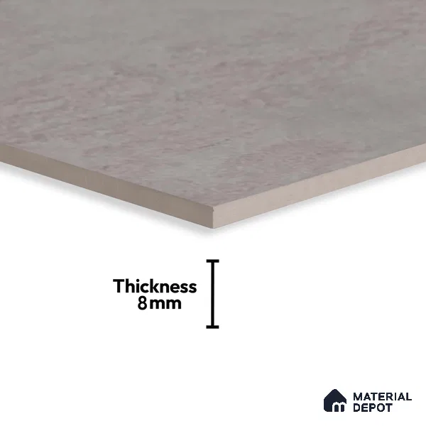 Marble Wall Tile TL 06479 E S Vista Gray 2 ft x 1 ft Ceramic Matte Finish - 8 mm | Suitable for Living Room, Kitchen & Bathroom (Sample)
