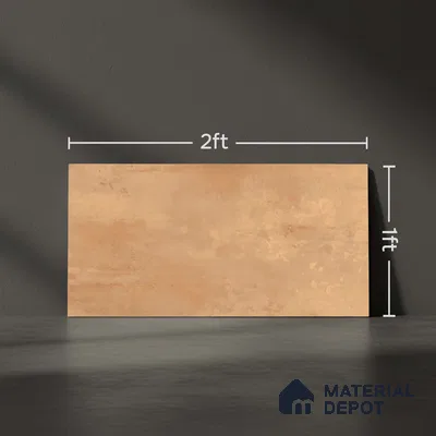 Marble Wall Tile TL 06480 B S Brech Dk 2 ft x 1 ft Ceramic Matte Finish - 8 mm | Suitable for Living Room, Kitchen & Bathroom