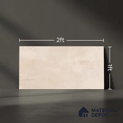 Marble Wall Tile TL 06480 S Brech LT 2 ft x 1 ft Ceramic Matte Finish - 8 mm | Suitable for Living Room, Kitchen & Bathroom