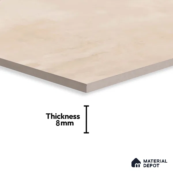 Marble Wall Tile TL 06480 S Brech LT 2 ft x 1 ft Ceramic Matte Finish - 8 mm | Suitable for Living Room, Kitchen & Bathroom