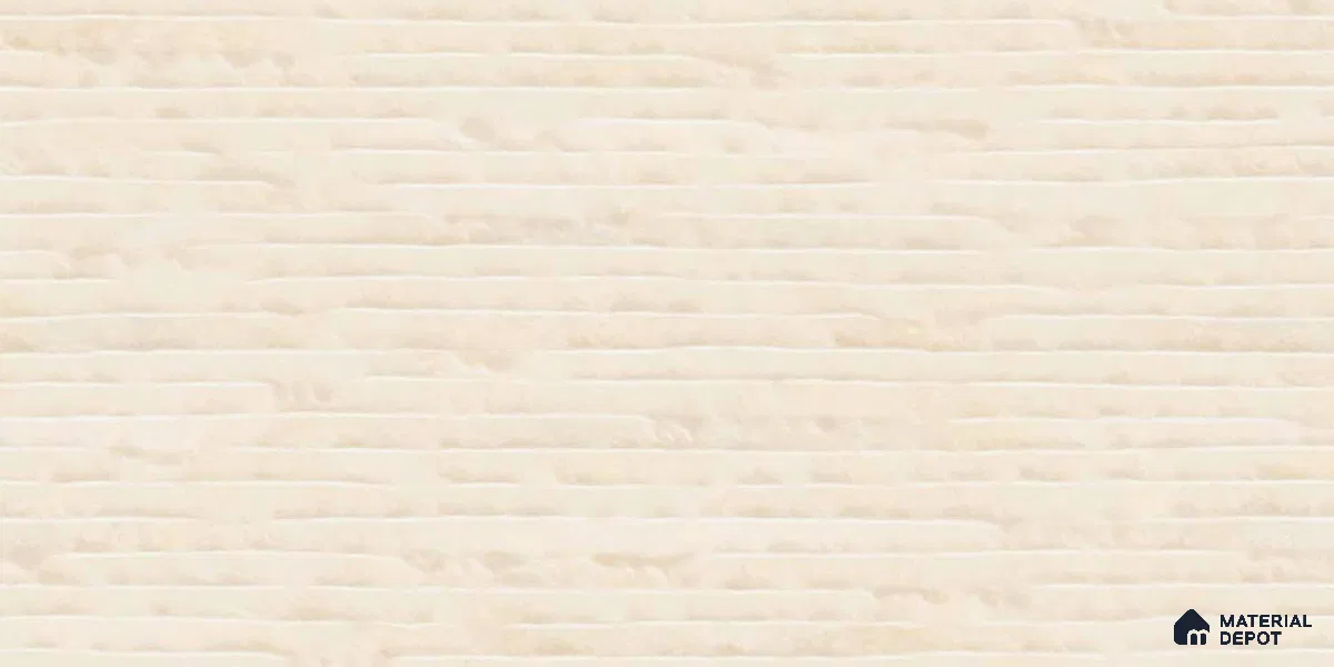 Punch Wall Tile TL 07704 Beige 2 ft x 1 ft Matte Finish Ceramic Tile - 10 mm | Suitable For Balcony, Kitchen & Bathroom