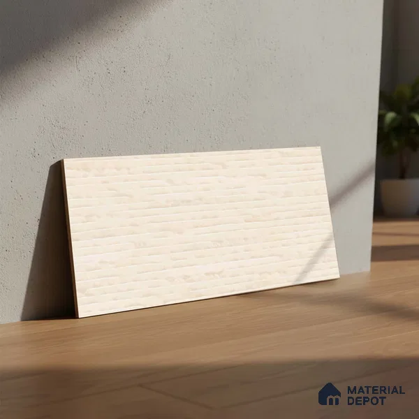 Punch Wall Tile TL 07704 Beige 2 ft x 1 ft Matte Finish Ceramic Tile - 10 mm | Suitable For Balcony, Kitchen & Bathroom