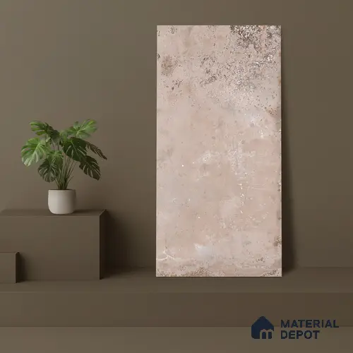 Metallic Floor & Wall Tile TL 06494 Ferro Beige 4 ft x 2 ft Vitrified Matte Finish - 9 mm | Suitable for Living Room, Bedroom, Kitchen & Bathroom
