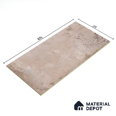 Metallic Floor & Wall Tile TL 06494 Ferro Beige 4 ft x 2 ft Vitrified Matte Finish - 9 mm | Suitable for Living Room, Bedroom, Kitchen & Bathroom (Sample)