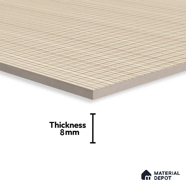 Fabric Highlighter Wall Tile TL 06475 B Woven Sahara 2 ft x 1 ft Glossy Finish Ceramic Tile - 8 mm | Suitable For Kitchen, Bathroom & Accent/Feature Wall