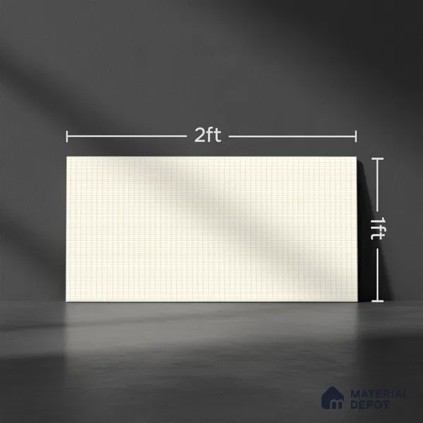 Patterned Wall Tile TL 06475 Kenon LT 2 ft x 1 ft Ceramic Glossy Finish - 8 mm | Suitable for Living Room, Kitchen & Bathroom | Please Expect a Slight Variation of Pattern