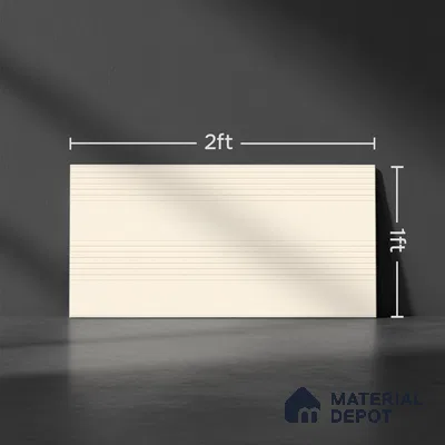 Patterned Wall Tile TL 06478 B Hemlin DK 2 ft x 1 ft Ceramic Glossy Finish - 8 mm | Suitable for Living Room, Kitchen & Bathroom | Please Expect a Slight Variation of Pattern