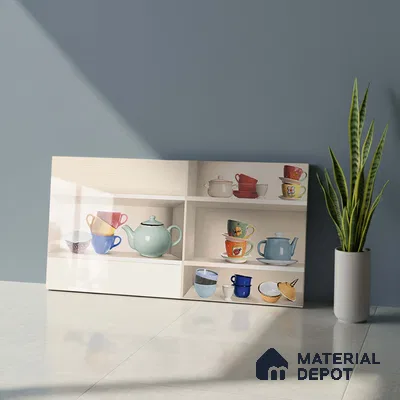 Highlighter Wall Tile TL 06478 C Hemlin 2 ft x 1 ft Ceramic Glossy Finish - 8 mm | Suitable For Kitchen & Dining Area