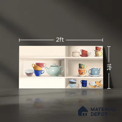 Highlighter Wall Tile TL 06478 C Hemlin 2 ft x 1 ft Ceramic Glossy Finish - 8 mm | Suitable For Kitchen & Dining Area