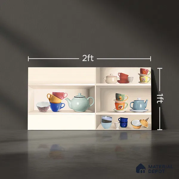 Highlighter Wall Tile TL 06478 C Hemlin 2 ft x 1 ft Ceramic Glossy Finish - 8 mm | Suitable For Kitchen & Dining Area