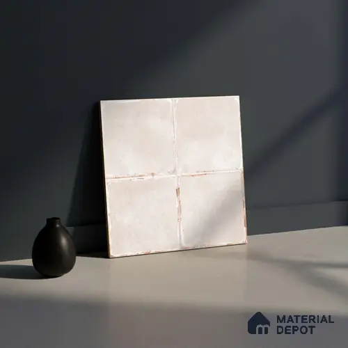 Plain Wall Tile TL 10113 Antic Rubi (MH-5) | 1 ft x 1 ft Ceramic Matte Finish - 9 mm | Suitable for Living Room, Bedroom, Terrace, Balcony, Dining