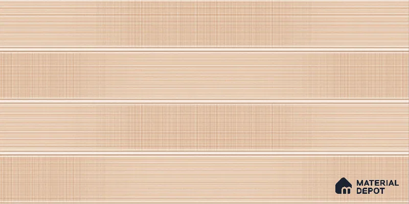 Fabric Highlighter Wall Tile TL 06476 B Sunset Weave 2 ft x 1 ft Glossy Finish Ceramic Tile - 8 mm | Suitable For Kitchen, Bathroom & Accent/Feature Wall