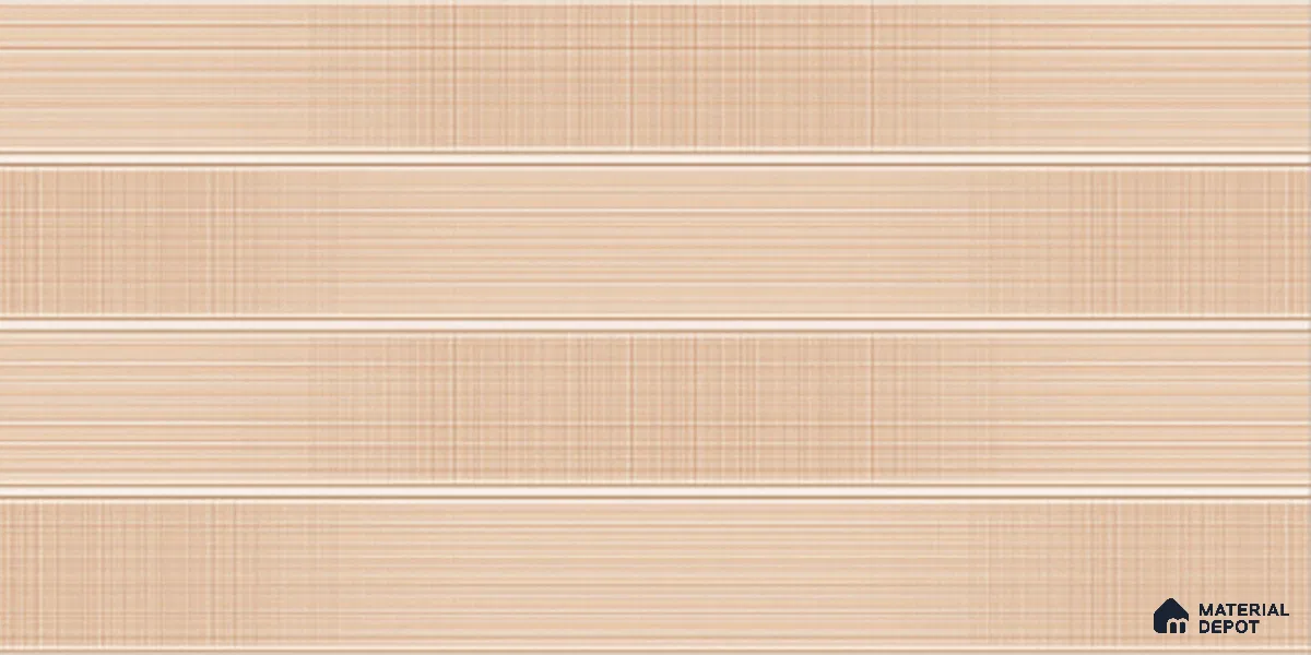 Fabric Highlighter Wall Tile TL 06476 B Sunset Weave 2 ft x 1 ft Glossy Finish Ceramic Tile - 8 mm | Suitable For Kitchen, Bathroom & Accent/Feature Wall