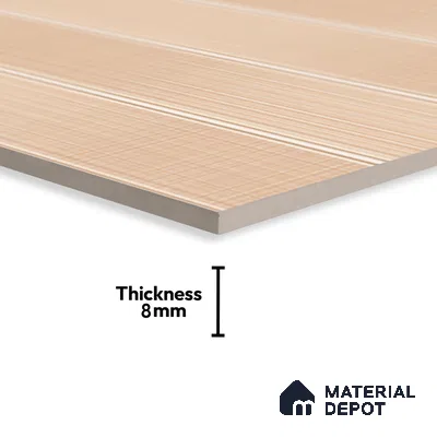 Fabric Highlighter Wall Tile TL 06476 B Sunset Weave 2 ft x 1 ft Glossy Finish Ceramic Tile - 8 mm | Suitable For Kitchen, Bathroom & Accent/Feature Wall