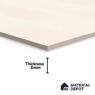 Plain Wall Tile TL 06476 Keradon LT 2 ft x 1 ft Ceramic Glossy Finish - 8 mm | Suitable for Living Room, Kitchen & Bathroom