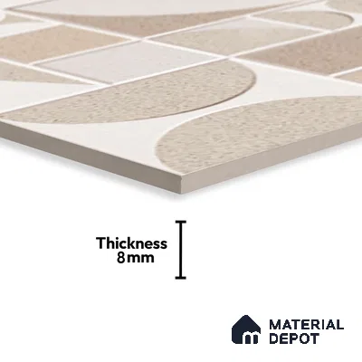 Highlighter Wall Tile TL 06471 B Creton HL 2 ft x 1 ft Ceramic Glossy Finish - 8 mm | Suitable for Living Room, Kitchen & Bathroom