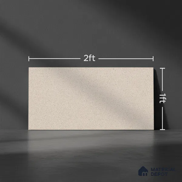 Plain Wall Tile TL 06471 C Creton DK 2 ft x 1 ft Ceramic Glossy Finish - 8 mm | Suitable for Living Room, Kitchen & Bathroom (Sample)