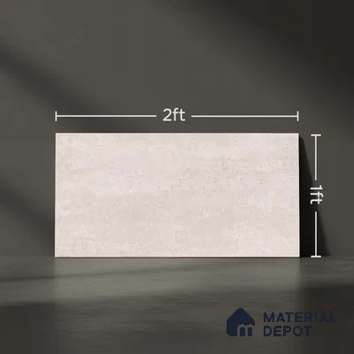 Stone Wall Tile TL 06533 Nostal Crema 2 ft x 1 ft Ceramic Matte Finish - 8 mm | Suitable for Living Room, Kitchen & Bathroom (Sample)