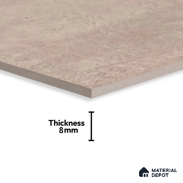 Stone Wall Tile TL 06533 C Nostal Brown 2 ft x 1 ft Ceramic Matte Finish - 8 mm | Suitable for Living Room, Kitchen & Bathroom (Sample)